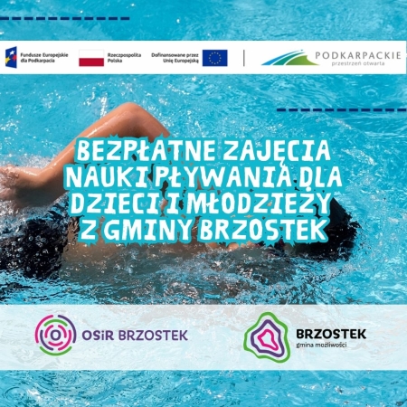 Bezpłatne zajęcia nauki pływania dla dzieci i młodzieży z Gminy Brzostek
